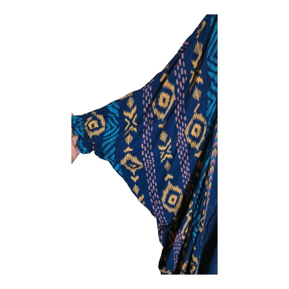 Ariat Wrap Women S/M Multicolor Ella Kimono Southwestern Boho Aztec Artsy - Picture 2 of 8